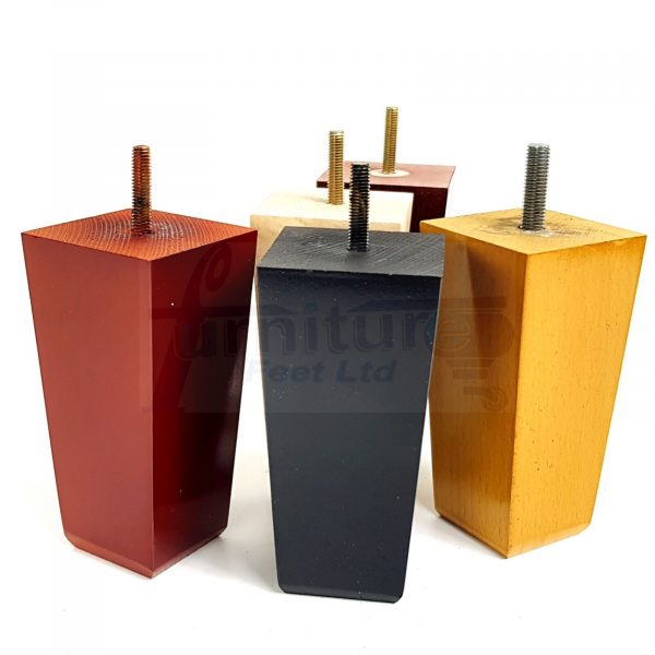 4 Block Wood Sofa Legs 135mm High Replacement Furniture Feet Chairs Cabinets M8 - Image 6