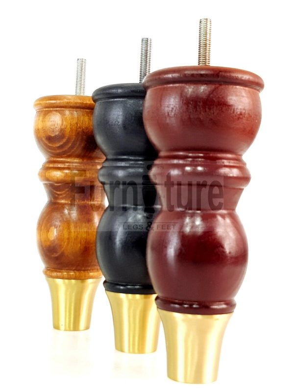 4 Furniture Feet Slipper Cup Replacement Leg Solid Wood Feet M8 Chair Sofa 182mm - Image 10