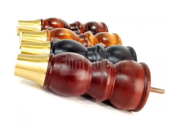 4 Furniture Feet Slipper Cup Replacement Leg Solid Wood Feet M8 Chair Sofa 182mm - Image 5