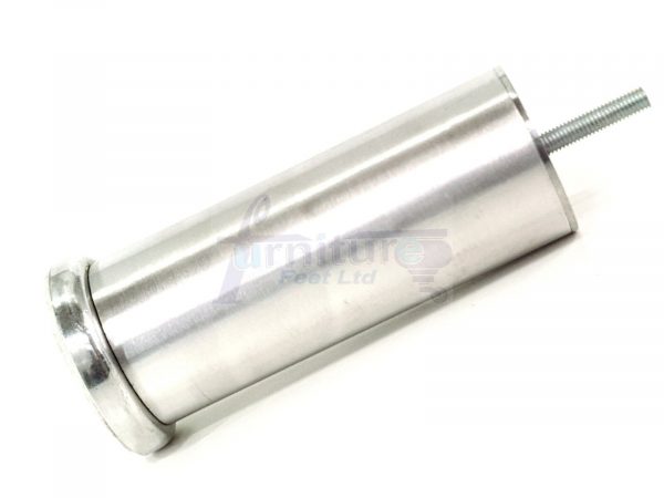 4 Metal Furniture Legs  Replacement Sofa Chair Feet 155mm High M8 Brushed Chrome - Image 9