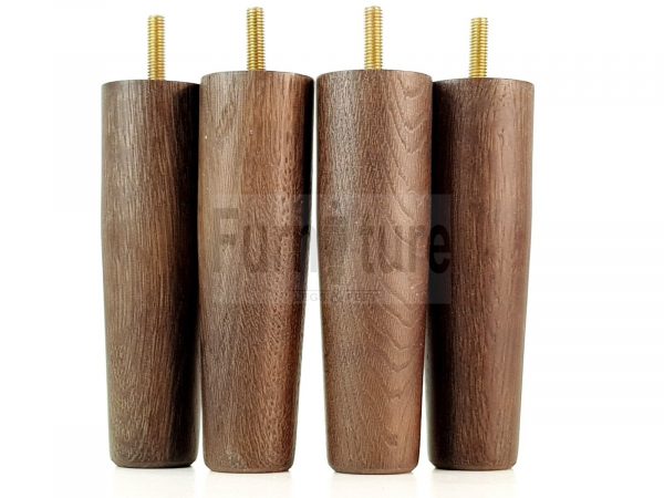 4 Replacement Legs Solid Wood Settee Furniture Feet 150mm High Sofa Chair Bed M8 - Image 2