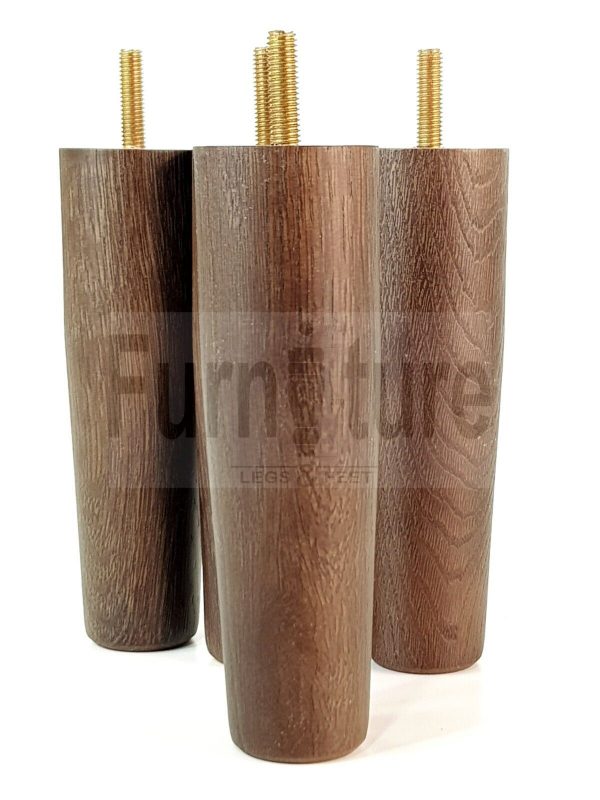 4 Replacement Legs Solid Wood Settee Furniture Feet 150mm High Sofa Chair Bed M8 - Image 3