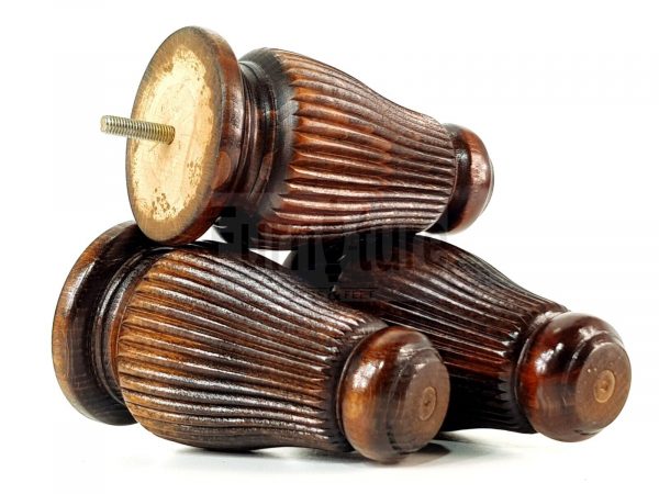 4 Replacement Legs Solid Wood Settee Furniture Feet 150mm High Sofa Chair Bed M8 - Image 9