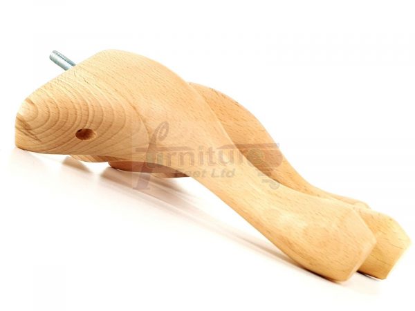 4 Replacement Queen Anne Legs Settee Furniture Feet 150mm High Sofa Chair Bed M8 - Image 9