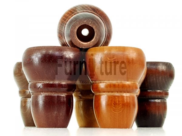 4 Replacement Turned Furniture Sofa Legs Chair Settee Self-Fixing Feet 82mm High - Image 7