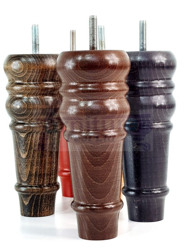 4 Round Wooden Chair Legs 170mm High Replacement Furniture Feet Sofa Cabinets M8 - Image 11