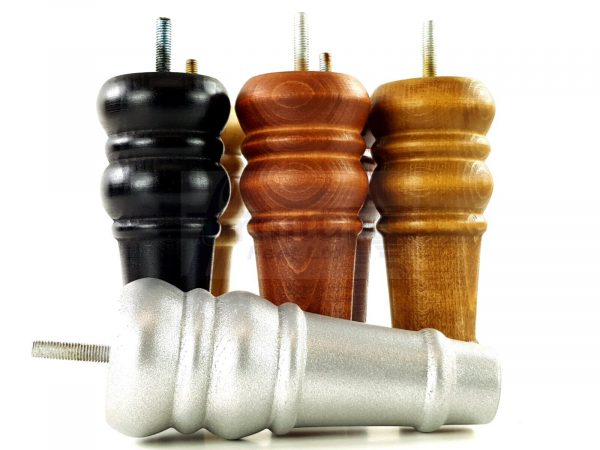 4 Round Wooden Chair Legs 170mm High Replacement Furniture Feet Sofa Cabinets M8 - Image 12