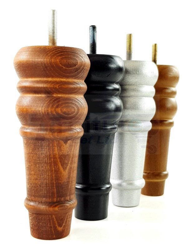 4 Round Wooden Chair Legs 170mm High Replacement Furniture Feet Sofa Cabinets M8 - Image 9