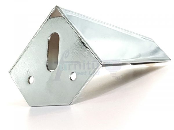 4 Silver Chrome Metal Legs 125mm High Replacement Feet Cabinet Sofa Chair Stool - Image 6