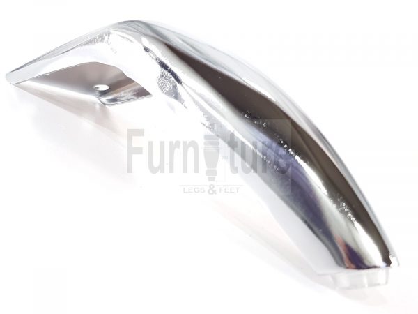 4 Silver Chrome Metal Legs 130mm High Replacement Feet Cabinet Sofa Chair Stool - Image 6