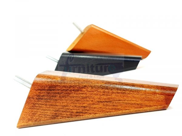 4 Square Angled Sofa Legs 155mm High Replacement Furniture Feet Chair Cabinet M8 - Image 6
