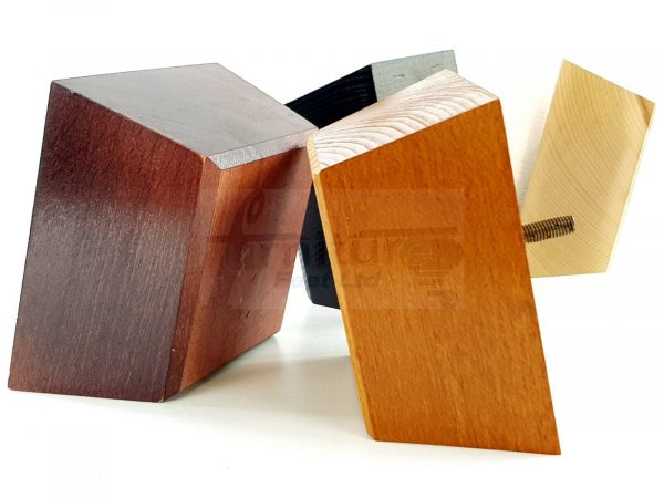 4 Square Wood Sofa Legs 60mm High Replacement Furniture Feet Chairs Cabinets M8 - Image 3