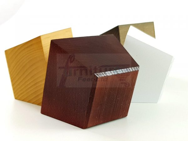 4 Square Wood Sofa Legs 60mm High Replacement Furniture Feet Chairs Cabinets M8 - Image 4