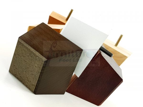 4 Square Wood Sofa Legs 60mm High Replacement Furniture Feet Chairs Cabinets M8 - Image 5