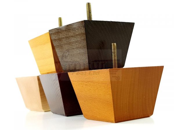 4 Square Wood Sofa Legs 60mm High Replacement Furniture Feet Chairs Cabinets M8 - Image 6