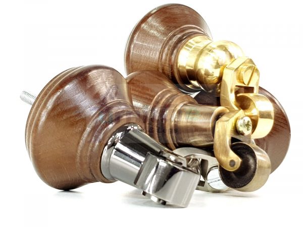 4 Wooden Furniture Sofa Legs M8(8mm) Replacment Chair Feet & Castors 120mm HIGH - Image 8