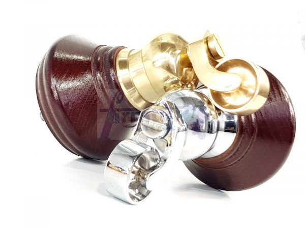 4 Wooden Furniture Sofa Legs M8(8mm) Replacment Chair Feet & Castors 120mm HIGH - Image 2