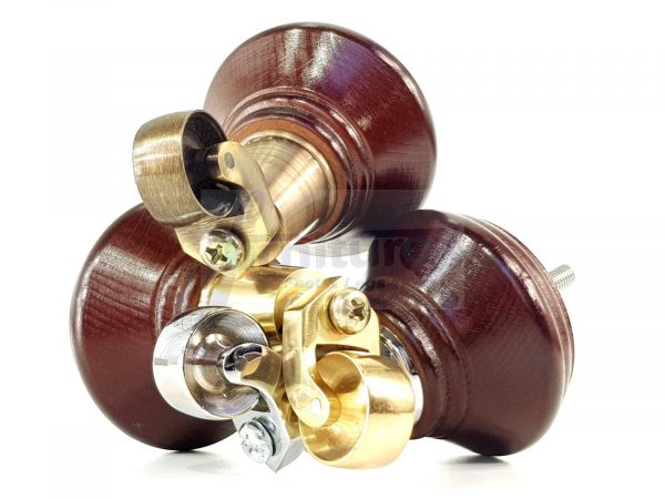 4 Wooden Furniture Sofa Legs M8(8mm) Replacment Chair Feet & Castors 120mm HIGH - Image 8