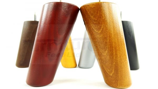 4x ANGLED WOODEN SETTEE LEGS 125mm High SOFA FURNITURE REPLACEMENT FEET M8(8mm) - Image 8