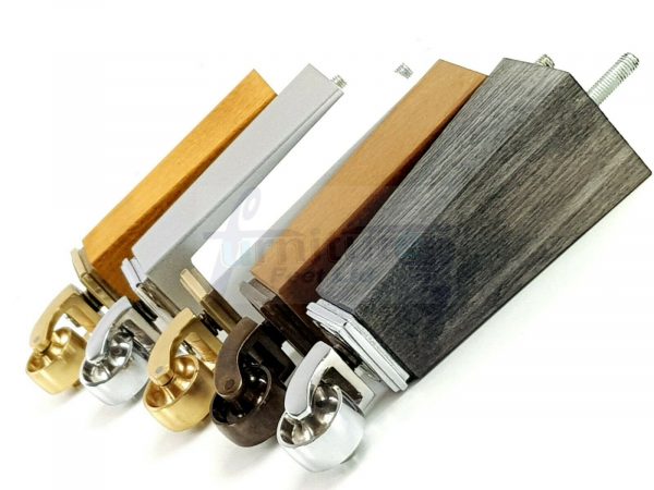 4x ANTIQUE CASTOR LEGS 175mm High CHAIR REPLACEMENT SOFA FURNITURE FEET M8(8mm) - Image 11