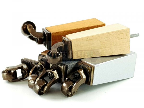 4x ANTIQUE CASTOR LEGS 175mm High CHAIR REPLACEMENT SOFA FURNITURE FEET M8(8mm) - Image 4