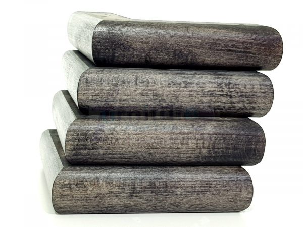 4x Black Solid Wood Furniture Sofa Chair Settee Legs Replacement Feet 40mm High - Image 5