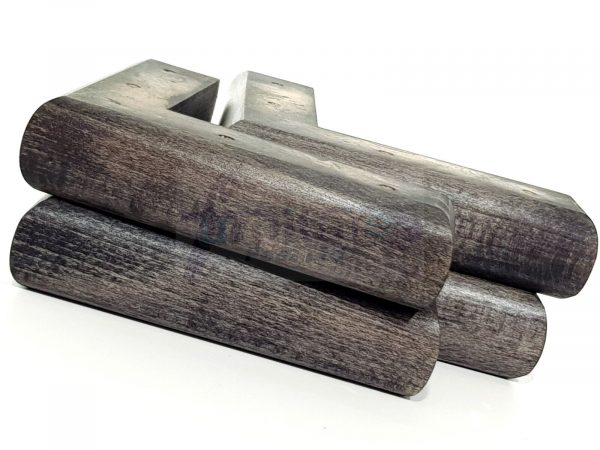 4x Black Solid Wood Furniture Sofa Chair Settee Legs Replacement Feet 40mm High - Image 8