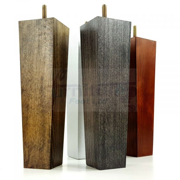 4x Block Wood Replacement Furniture Sofa Legs M8 Chair, Sofa, Settee Feet 230mm - Image 7