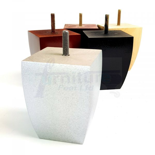 4x CHAIR REPLACEMENT BLOCK WOODEN SETTEE LEGS 100mm High FURNITURE FEET M8(8mm) - Image 4