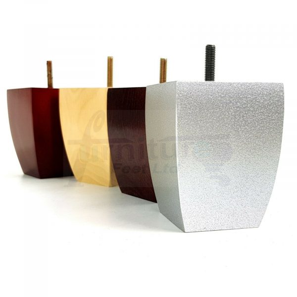 4x CHAIR REPLACEMENT BLOCK WOODEN SETTEE LEGS 100mm High FURNITURE FEET M8(8mm) - Image 7