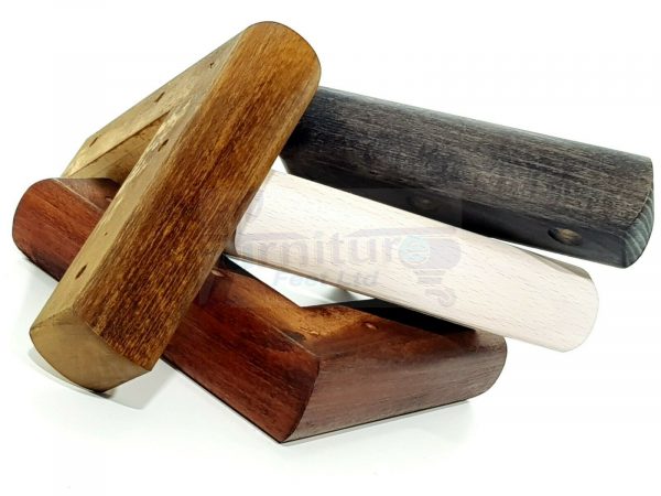4x Corner Settee Legs 40mm High Chair Furniture Replacement Feet (Pre-Drilled) - Image 3