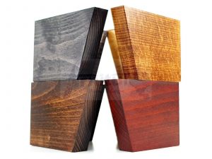 4x Corner Wood Furniture Legs 95mm High Chair Sofa Replacement Feet Screw Fit