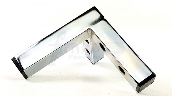 4x Metal Chair Corner Furniture Sofa Leg 155mm High Replacment Cabinet Feet Pre-Drill for Screws - Image 7