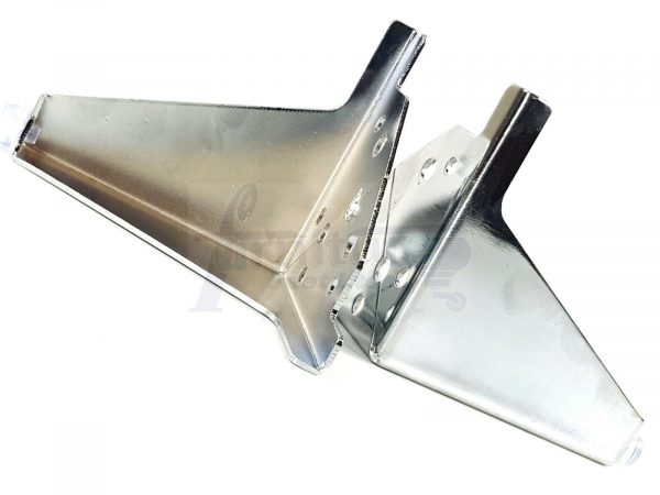 4x METAL FURNITURE LEGS 100mm HIGH SELF-FIXING FEET FOR SOFA CHAIR CABINETS BED - Image 4