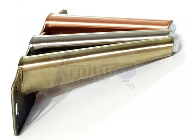 4x METAL FURNITURE LEGS 155mm HIGH SELF-FIXING FEET FOR SOFA CHAIR CABINETS BED - Image 3