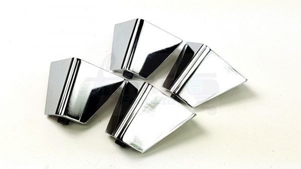 4x METAL FURNITURE LEGS 60mm HIGH SELF-FIXING FEET FOR SOFA CHAIR CABINETS BEDS - Image 10