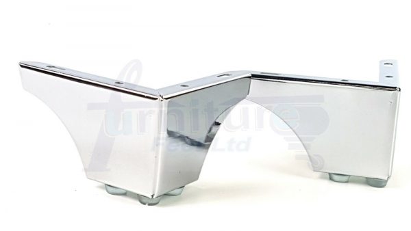4x METAL FURNITURE LEGS 70mm HIGH SELF-FIXING FEET FOR SOFA CHAIR CABINETS BED - Image 4