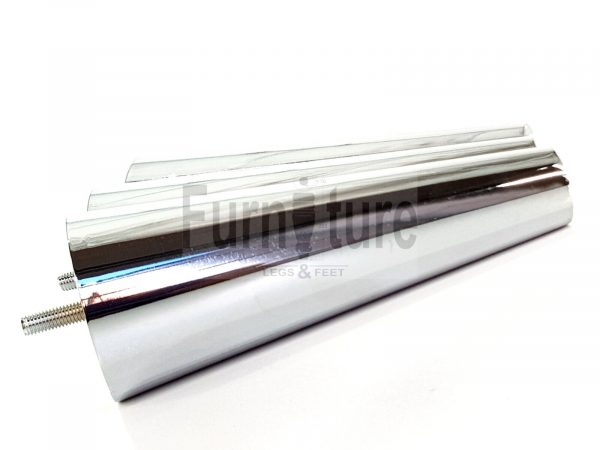 4x Metal Chrome Furniture Settee Legs Cabinet Sofa Feet 180mm High Chair Beds M8 - Image 11