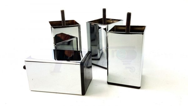 4x Metal Furniture Legs 105mm High Settee Sofa Chair Cabinet Bed Feet M8 - Image 2