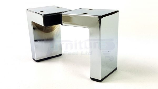 4x Metal Furniture Legs 105mm High Settee Sofa Chair Cabinet Bed Feet (Self-Fix) - Image 9