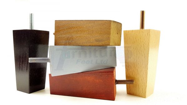 4x REPLACEMENT WOOD FURNITURE SOFA LEGS M10(10mm) CHAIR - SETTEE FEET 120mm HIGH - Image 10
