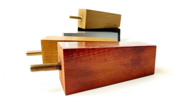 4x REPLACEMENT WOOD FURNITURE SOFA LEGS M10(10mm) CHAIR - SETTEE FEET 120mm HIGH - Image 7