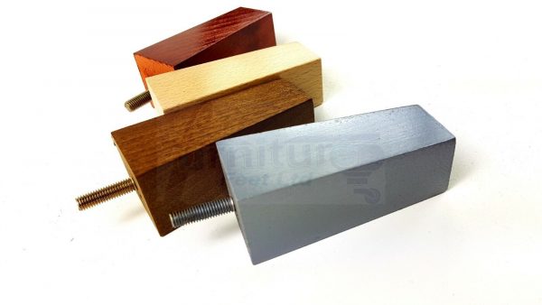 4x REPLACEMENT WOOD FURNITURE SOFA LEGS M10(10mm) CHAIR - SETTEE FEET 120mm HIGH - Image 9