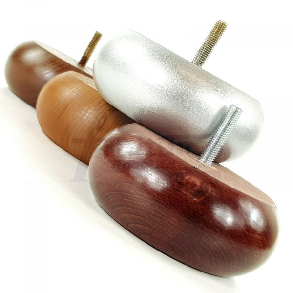 4x REPLACEMENT WOOD FURNITURE SOFA LEGS M10(10mm) CHAIR - SETTEE FEET 40mm HIGH - Image 6