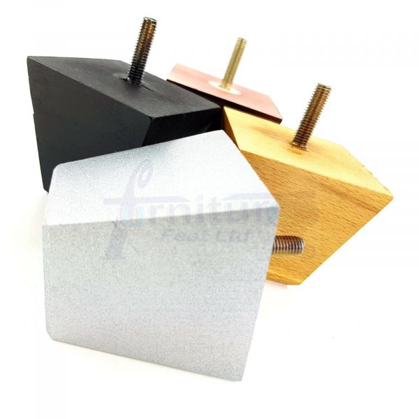 4x REPLACEMENT WOOD FURNITURE SOFA LEGS M10(10mm) CHAIR - SETTEE FEET 65mm HIGH - Image 5