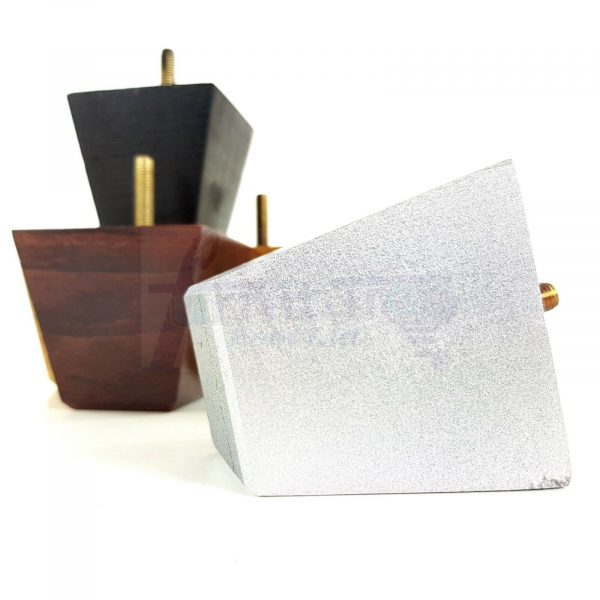 4x REPLACEMENT WOOD FURNITURE SOFA LEGS M10(10mm) CHAIR - SETTEE FEET 65mm HIGH - Image 7