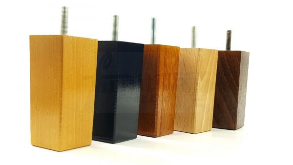 4x REPLACEMENT WOOD FURNITURE SOFA LEGS M8(8mm) CHAIR - SETTEE FEET 110mm HIGH - Image 8