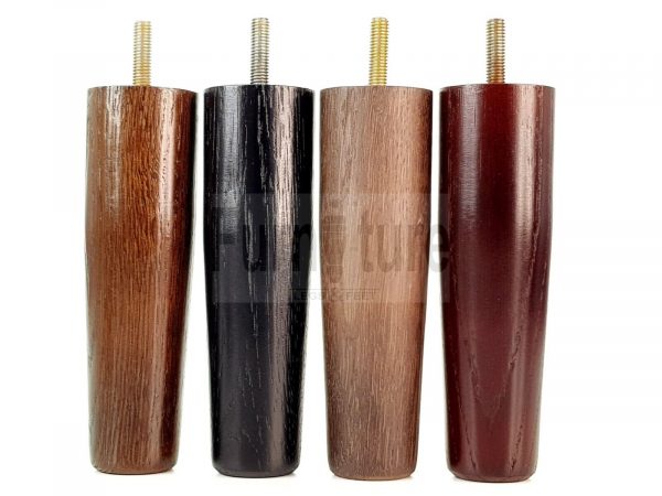 4x Replacement Legs Solid Oak Wood Settee Furniture Feet 150mm Sofa Chair Bed M8 - Image 11