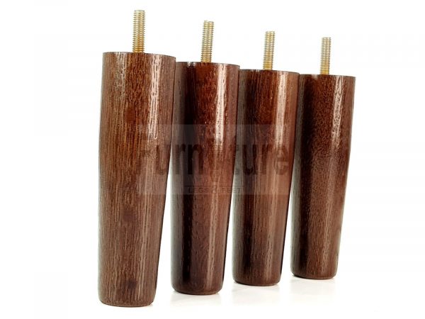 4x Replacement Legs Solid Oak Wood Settee Furniture Feet 150mm Sofa Chair Bed M8 - Image 7