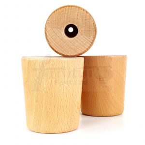 4x Replacement Round Furniture Sofa Legs Chair Settee Feet 100mm High (Self-Fix)